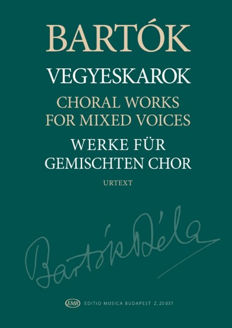 Front cover_Choral Works For Mixed Voices Urtext Edition Paperback - Choral Score