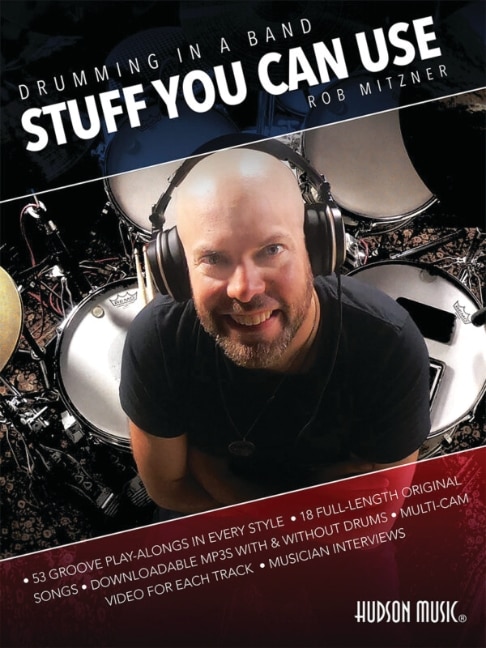Couverture_Drumming in a Band - Stuff You Can Use: Book with Online Audio and Video by Rob Mitzner