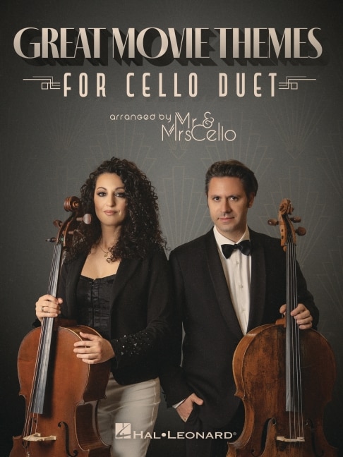 Front cover_Great Movie Themes for Cello Duet Arranged by Mr & Mrs Cello