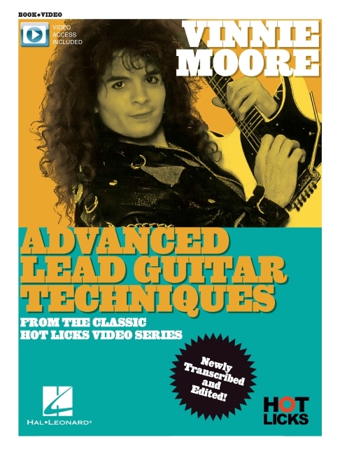 Front cover_Vinnie Moore - Advanced Lead Guitar Techniques from the Classic Hot Licks Video Series: Book with Online Video Access