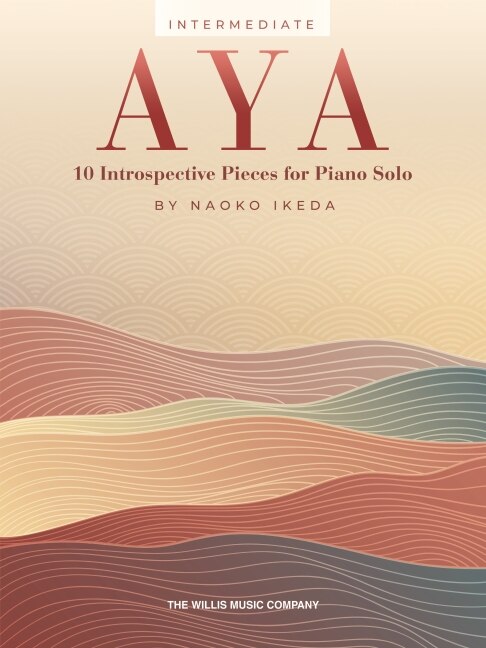 Front cover_Aya: 10 Introspective Pieces for Intermediate Piano Solo