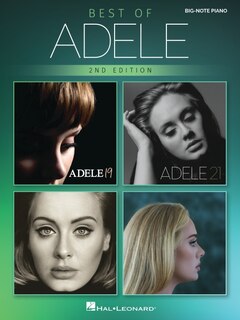 Front cover_Best Of Adele For Big-note Piano - 2nd Edition: Easy Songbook With Lyrics