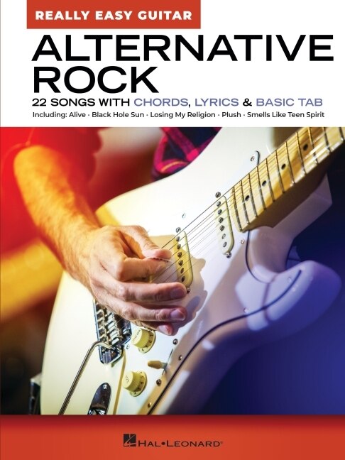 Front cover_Alternative Rock - Really Easy Guitar: 22 Songs with Chords, Lyrics, & Basic Tab