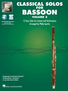 Couverture_Essential Elements Classical Solos for Bassoon - Volume 2: 15 Easy Solos for Contest & Performance with Online Audio and Printable Piano Accompaniments