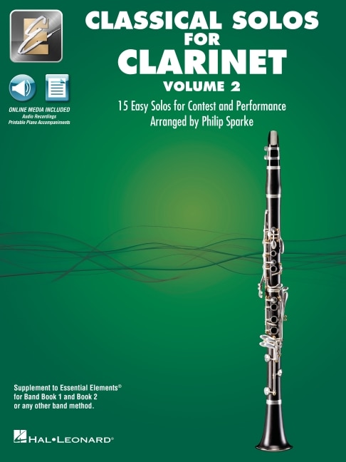 Couverture_Essential Elements Classical Solos for Clarinet - Volume 2: 15 Easy Solos for Contest & Performance with Online Audio & Printable Piano Accompaniments