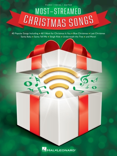 Front cover_Most-Streamed Christmas Songs - 40 Popular Songs Arranged for Piano/Vocal/Guitar