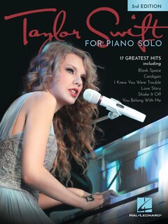 Couverture_Taylor Swift for Piano Solo - 3rd Edition: 17 of Her Greatest Hits