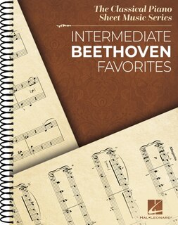Front cover_Intermediate Beethoven Favorites: Classical Piano Sheet Music Series