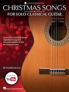 Front cover_Christmas Songs for Solo Classical Guitar Book/Online Audio