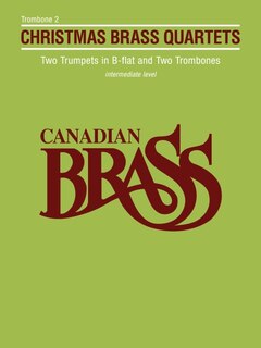 Couverture_Canadian Brass Christmas Quartets Trombone 2 Part