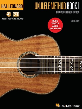 Hal Leonard Ukulele Method Deluxe Beginner Edition: Includes Book, Video and Audio All in One!