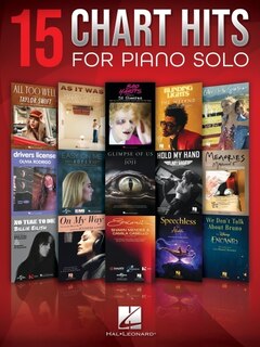 Front cover_15 Chart Hits for Piano Solo Songbook