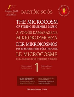 Front cover_Bartok: The Microcosm of String Ensemble Music 1 - Three Violins and Cello Score and Parts