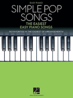 Couverture_Simple Pop Songs - The Easiest Easy Piano Songs - Sheet music with lyrics