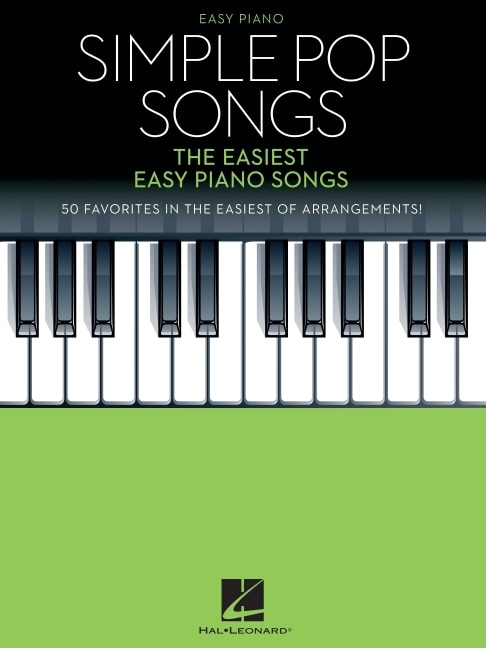 Couverture_Simple Pop Songs - The Easiest Easy Piano Songs - Sheet music with lyrics