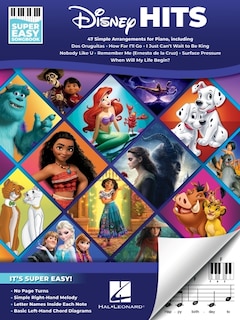 Front cover_Disney Hits - Super Easy Songbook: 47 Simple Arrangements for Piano with Lyrics