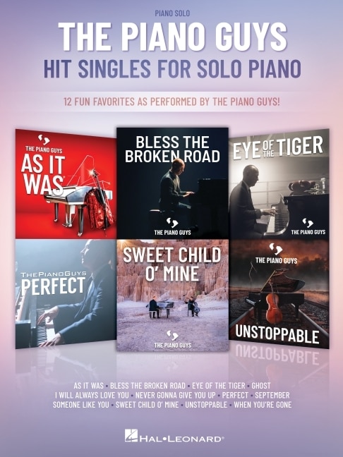 Couverture_The Piano Guys Hit Singles for Piano Solo: 12 Fun Favorites as Performed by the Piano Guys!