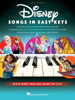 Front cover_Disney Songs in Easy Keys - Easy Piano Songbook Featuring 24 Favorites