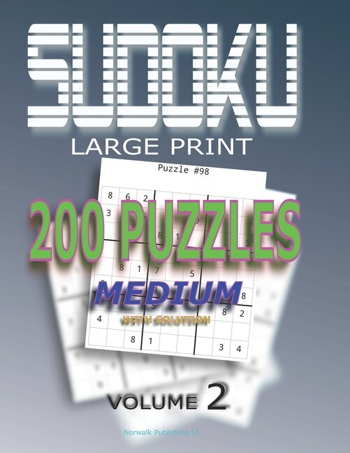 Front cover_Sudoku Puzzles Medium