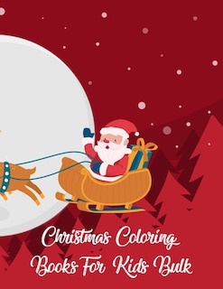 Front cover_Christmas Coloring Books For Kids Bulk