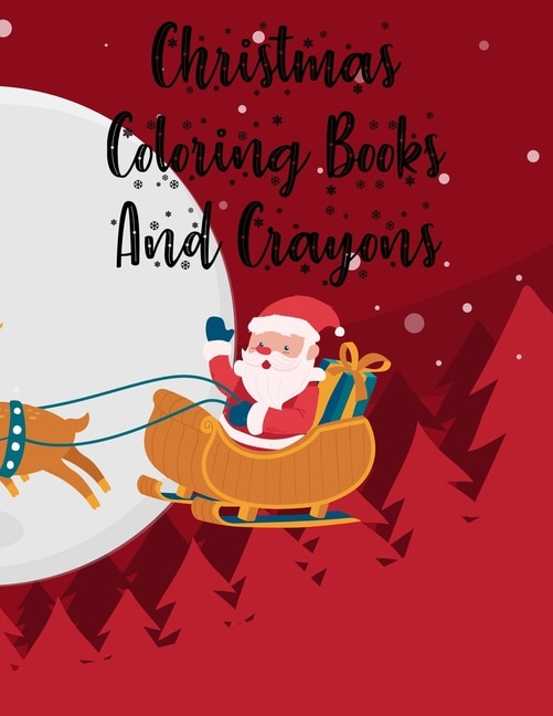 Front cover_Christmas Coloring Books And Crayons
