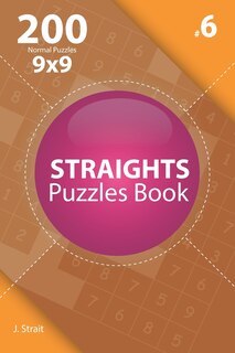 Front cover_Straights - 200 Normal Puzzles 9x9 (Volume 6)