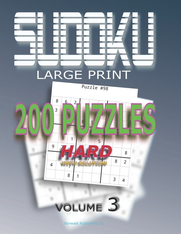 Front cover_Sudoku Puzzles Hard