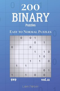 Front cover_Binary Puzzles - 200 Easy to Normal Puzzles 9x9 vol.11