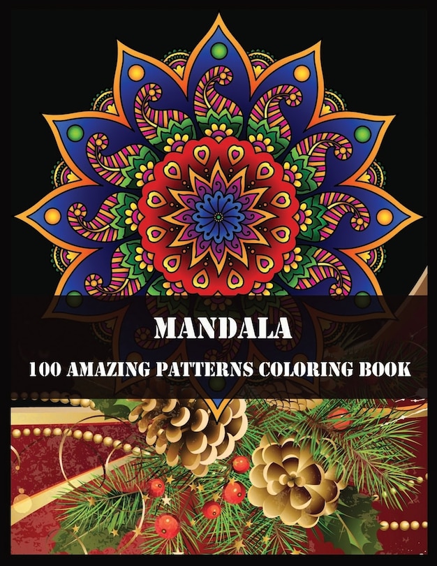 Front cover_Mandala 100 Amazing Patterns Coloring Book