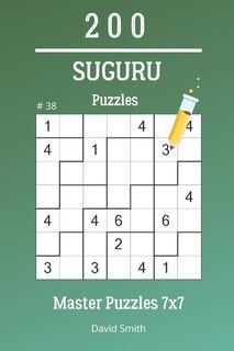 Front cover_Suguru Puzzles - 200 Master Puzzles 7x7 vol.38