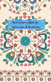 Front cover_Adult Coloring Book for Relaxation and Meditation