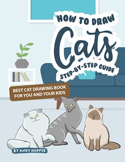 Front cover_How to Draw Cats Step-by-Step Guide