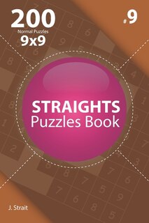 Front cover_Straights - 200 Normal Puzzles 9x9 (Volume 9)