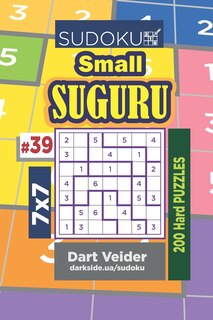 Front cover_Sudoku Small Suguru - 200 Hard Puzzles 7x7 (Volume 39)