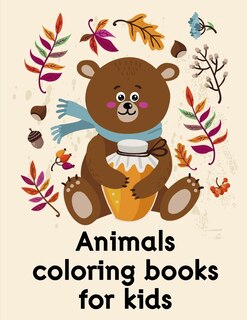 Front cover_Animals coloring books for kids