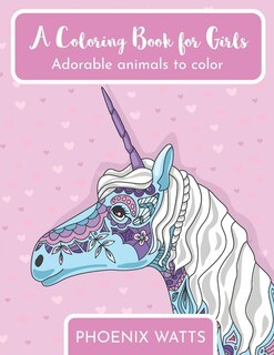 Front cover_A Coloring Book For Girls