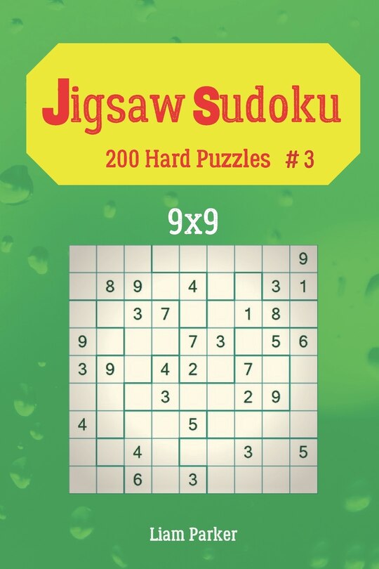 Front cover_Jigsaw Sudoku - 200 Hard Puzzles 9x9 vol.3