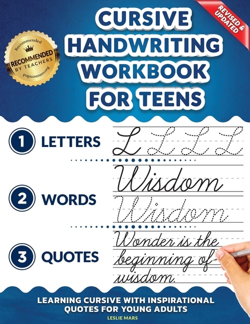 Front cover_Cursive Handwriting Workbook for Teens