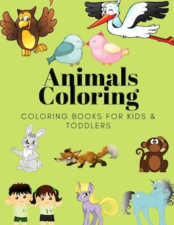 Couverture_Animals Coloring Coloring Books for Kids & Toddlers