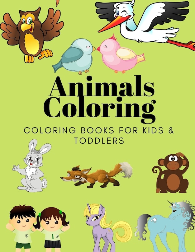 Couverture_Animals Coloring Coloring Books for Kids & Toddlers