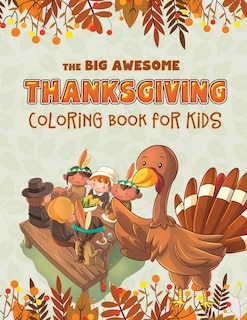 Couverture_The Big Awesome Thanksgiving Coloring Book for Kids