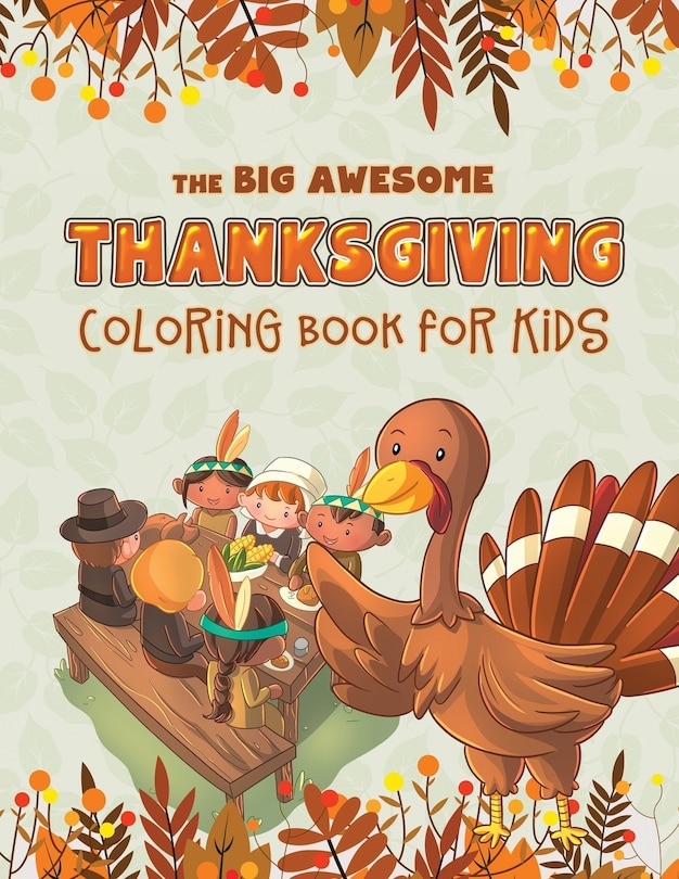 Couverture_The Big Awesome Thanksgiving Coloring Book for Kids