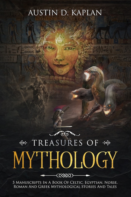 Treasures Of Mythology: 5 Manuscripts In A Book Of Celtic, Egyptian, Norse, Roman And Greek Mythological Stories And Tales image number 0