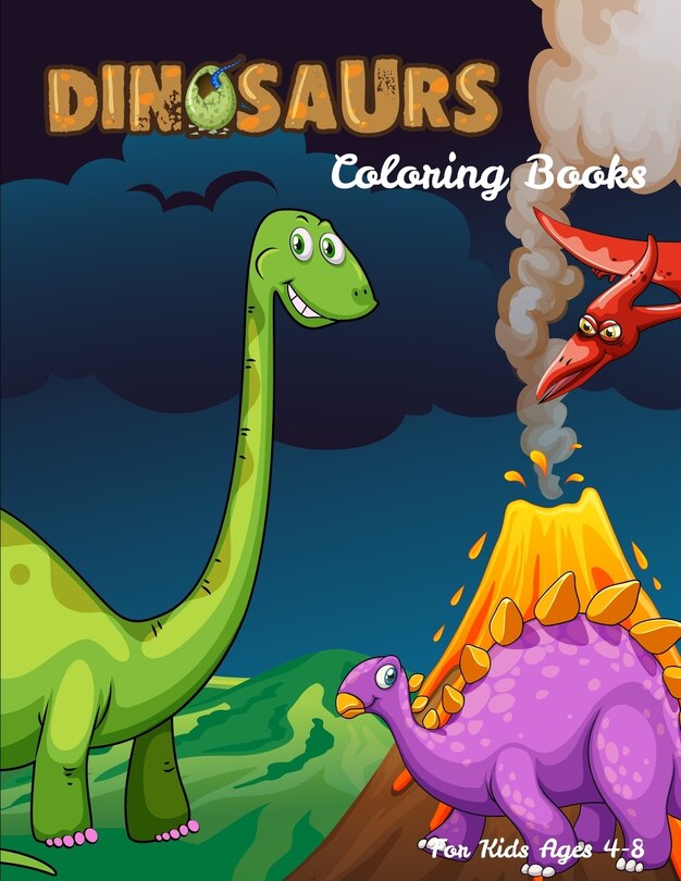 Couverture_Dinosaurs Coloring Books For Kids Ages 4-8