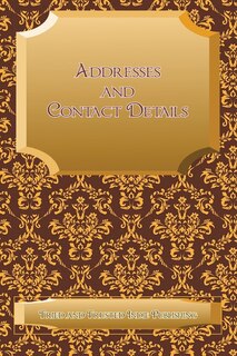 Front cover_Addresses and Contact Details