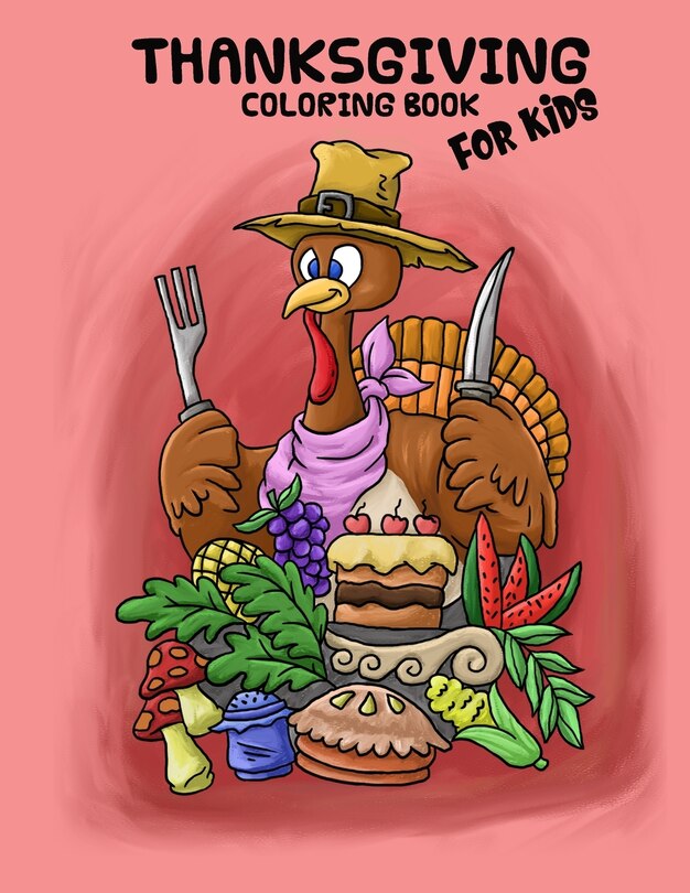 Couverture_Thanksgiving Coloring Book For Kids