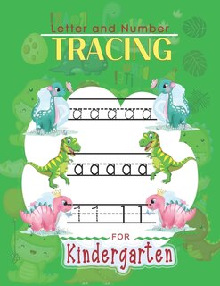Front cover_Letter and Number Tracing For Kindergarten