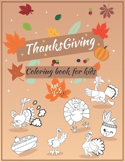 Couverture_Thanksgiving Coloring Book For Kids Ages 2-5
