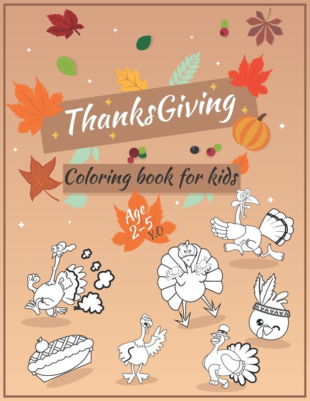 Couverture_Thanksgiving Coloring Book For Kids Ages 2-5