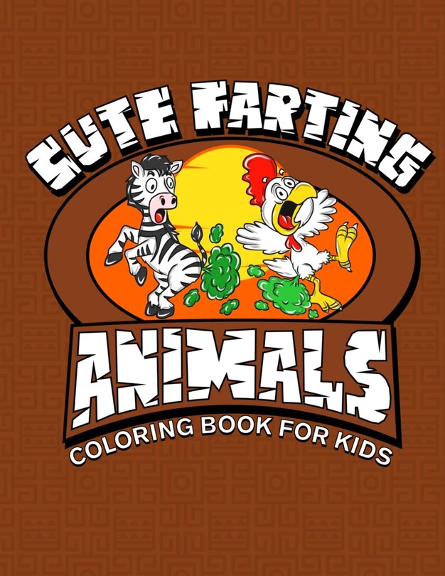 Front cover_Cute Farting Animals Coloring Books For Kids